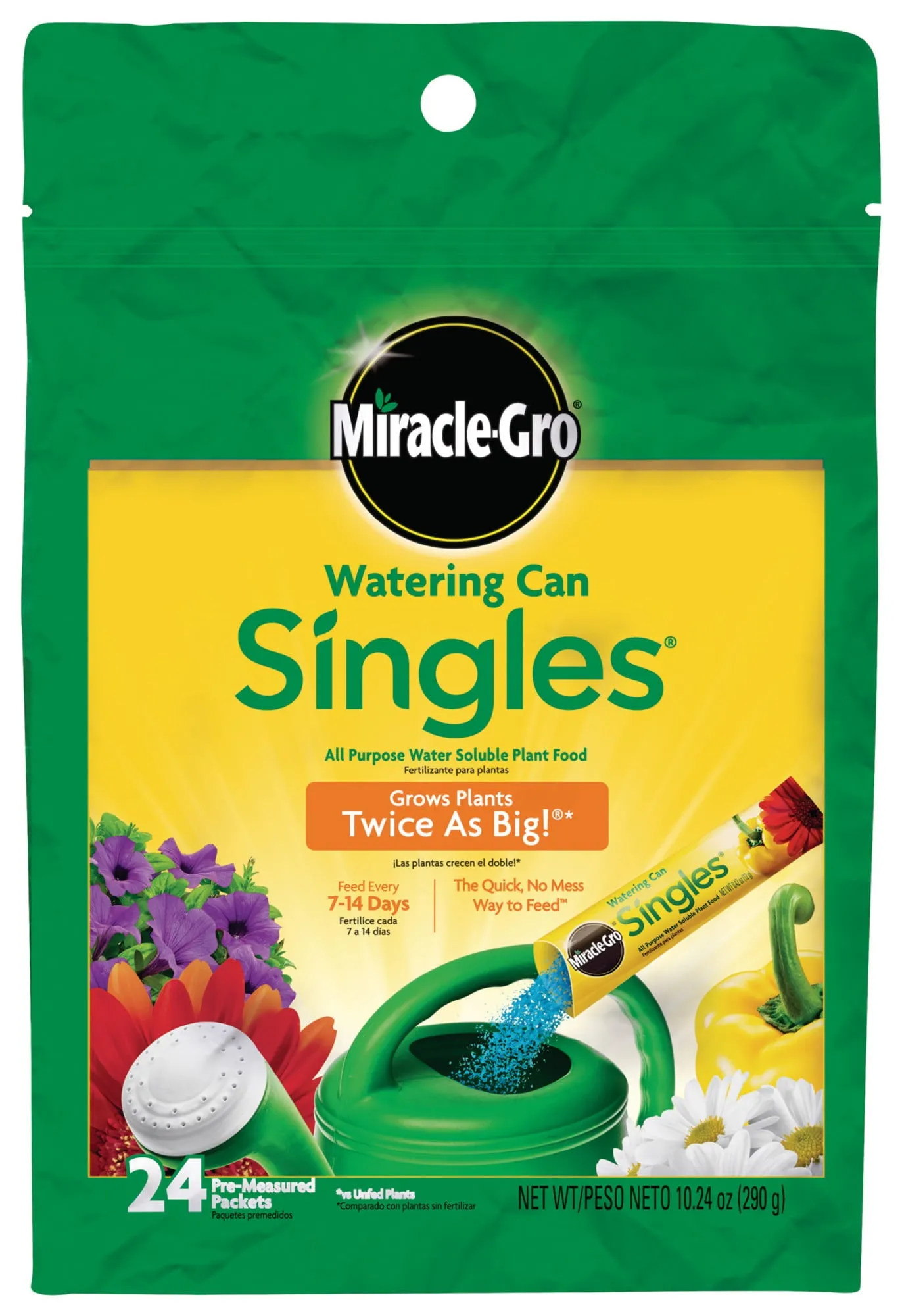 Miracle-Gro Watering Can Singles All Purpose Water Soluble Plant Food 24-Packets
