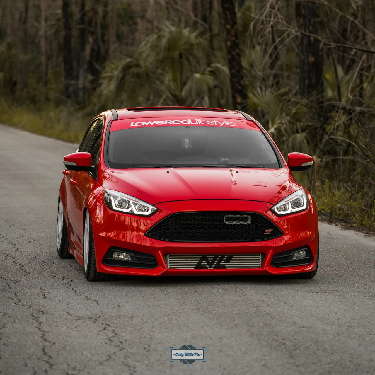 Motorsport Banner - Red / White