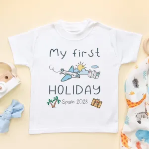 My First Holiday Custom Date Toddler & Kids T Shirt