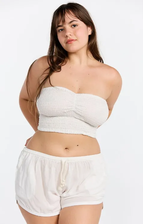 NAMIKA TUBE TOP - WHITE