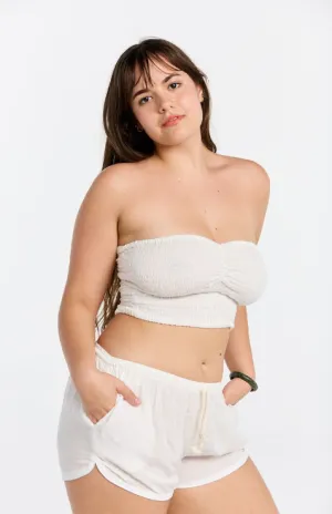 NAMIKA TUBE TOP - WHITE