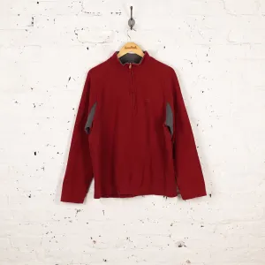 Nike 90s 1/4 Zip Sweatshirt - Red - M