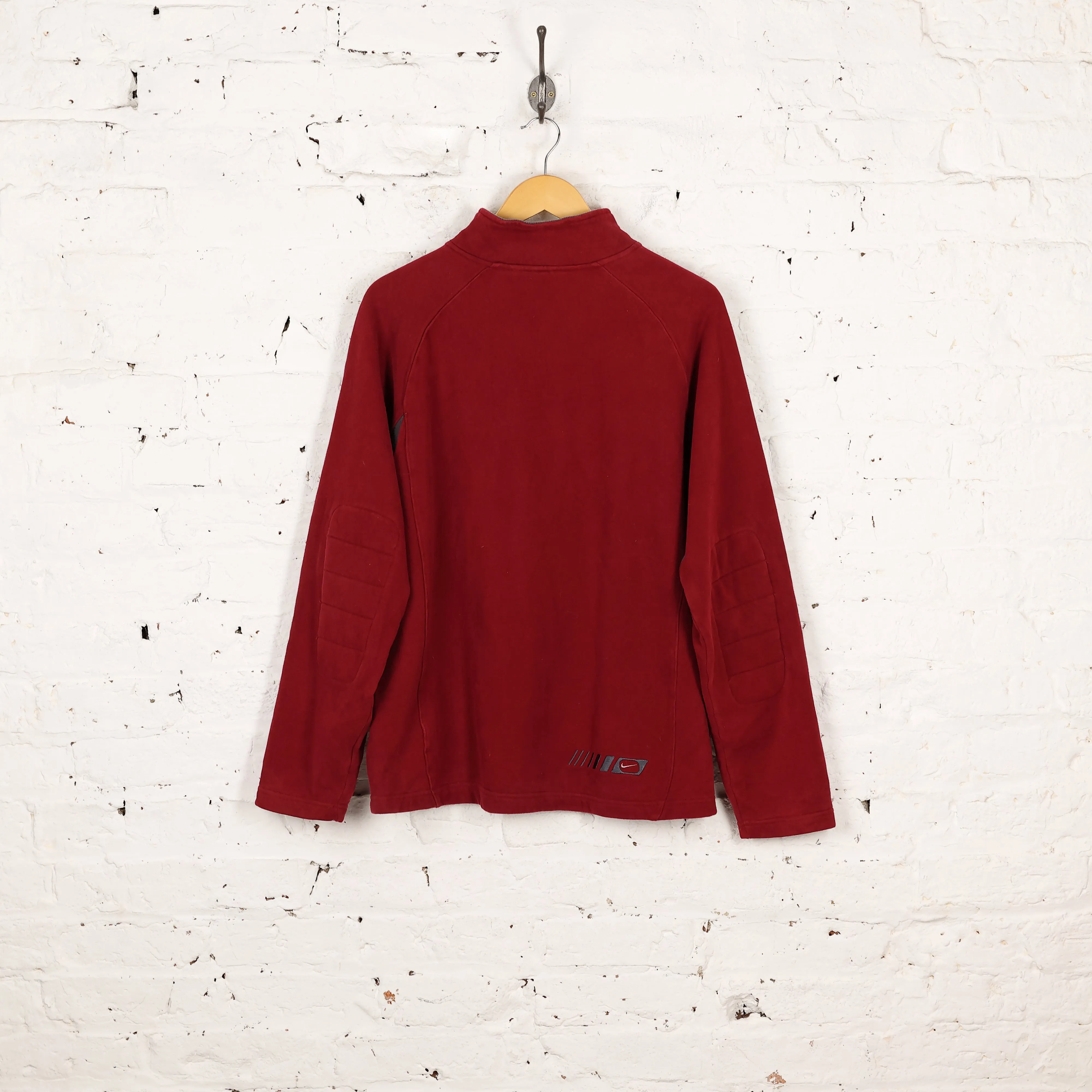 Nike 90s 1/4 Zip Sweatshirt - Red - M