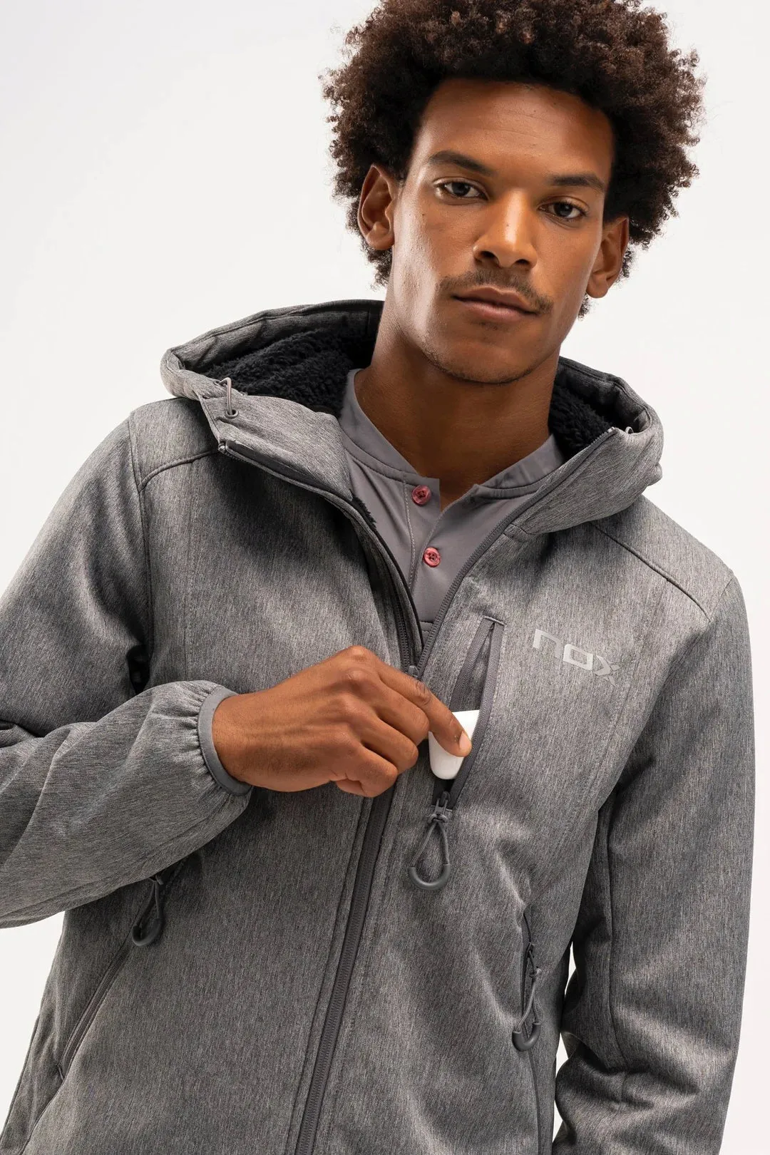 NOX Pro Herren Softshelljacke -  grau