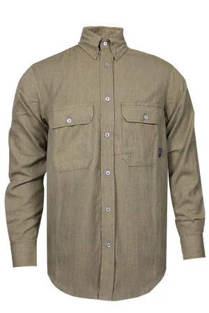 NSA 6 oz. CARBONCOMFORT™ FR Work Shirt Tan - 9.3 Cal (SHR-DWWS02-TN)
