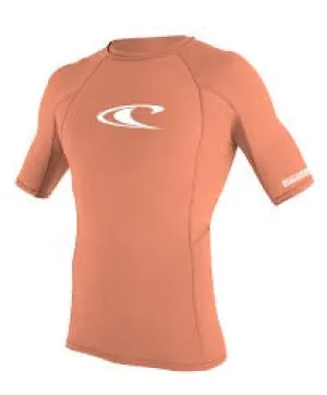 O'NEILL WMNS SKINS S/S CREW UV50  GRAPEFRUIT