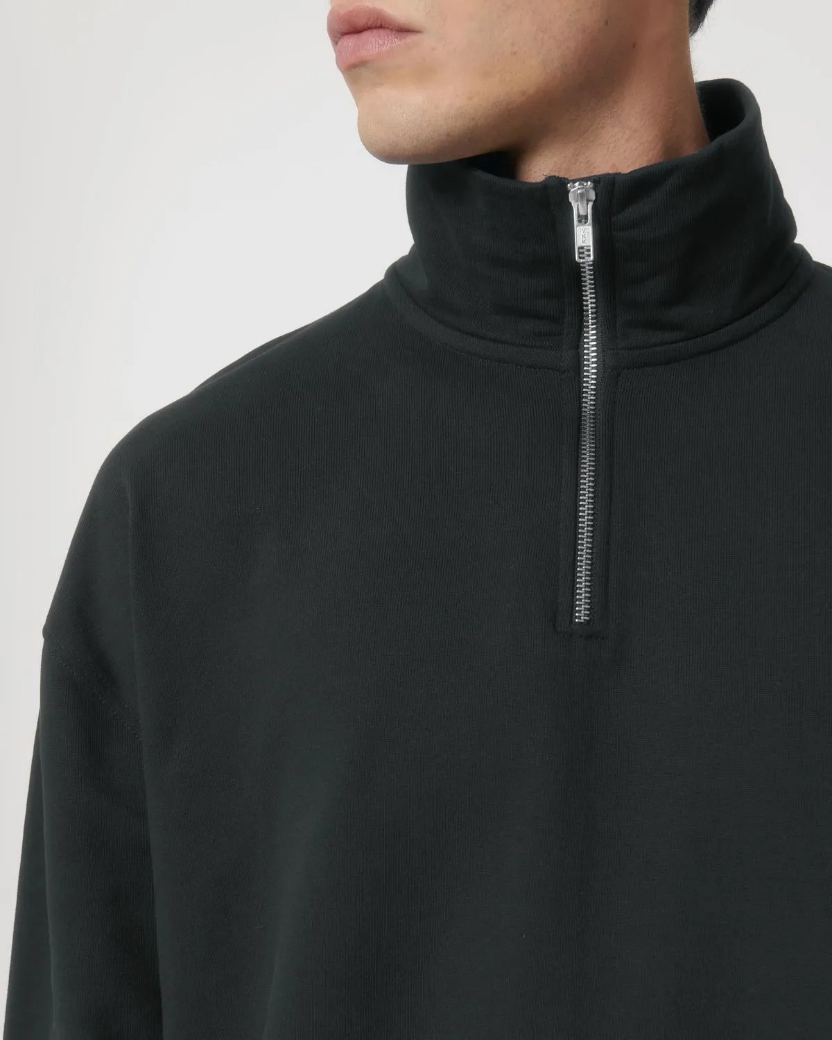 Organic Heavyweight Quarter Zip Sweatshirt: Unisex
