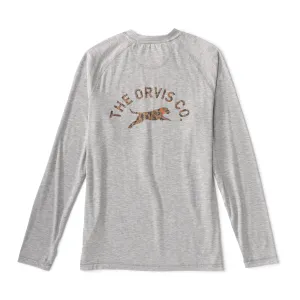 Orvis DriCast L/S Logo Crew Shirt