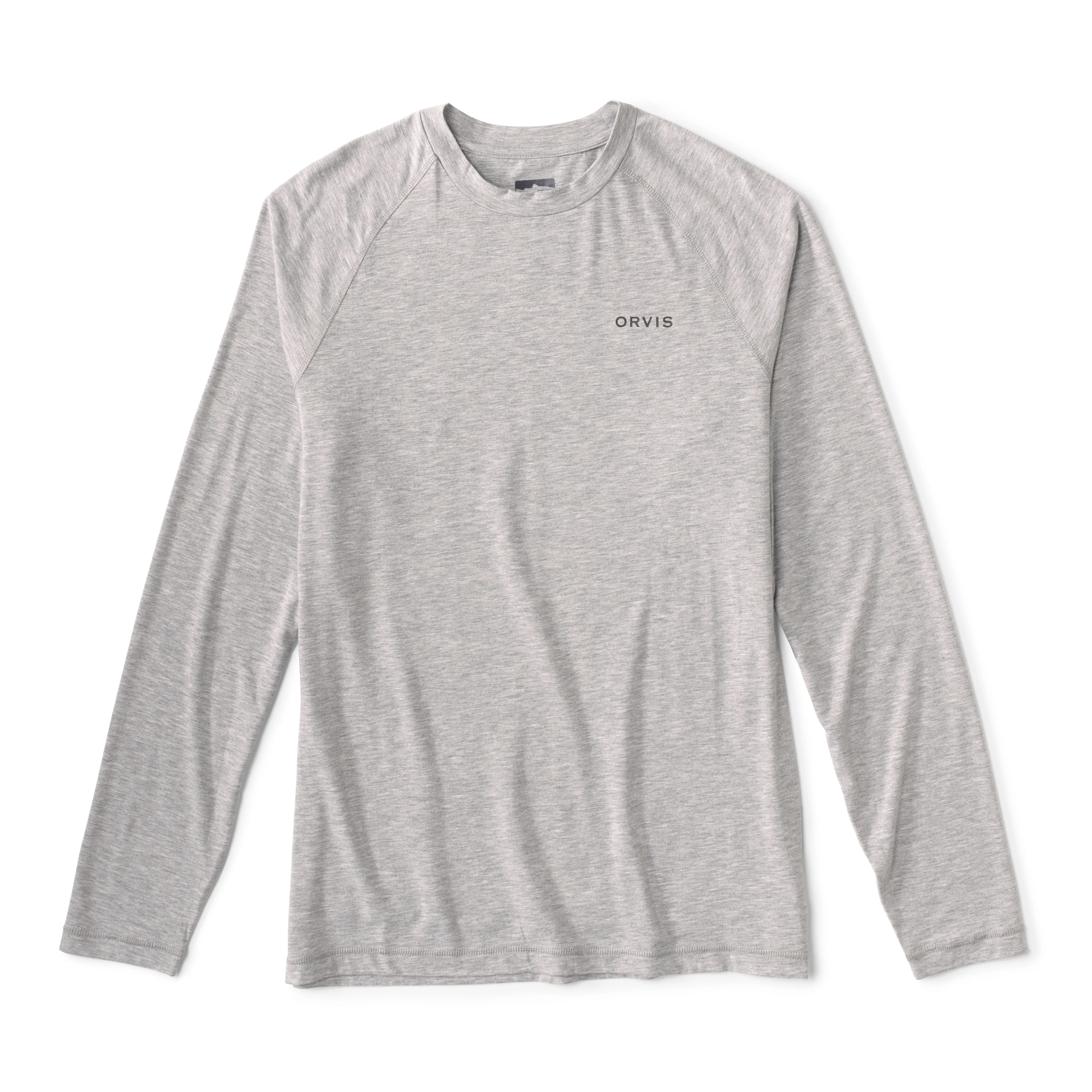 Orvis DriCast L/S Logo Crew Shirt