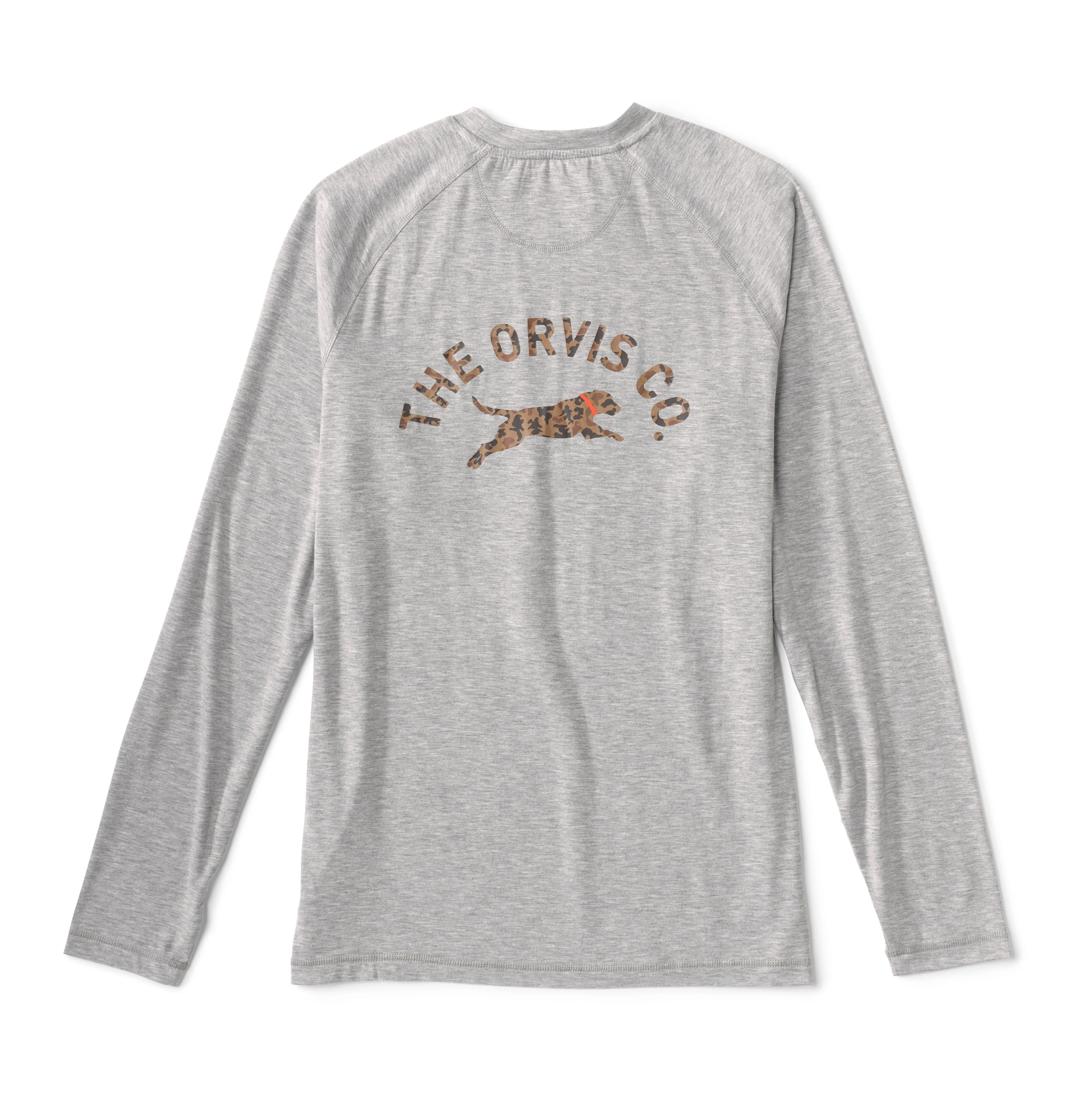 Orvis DriCast L/S Logo Crew Shirt