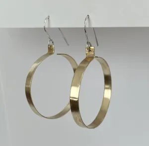 Outdoor Voice Earrings in Brass