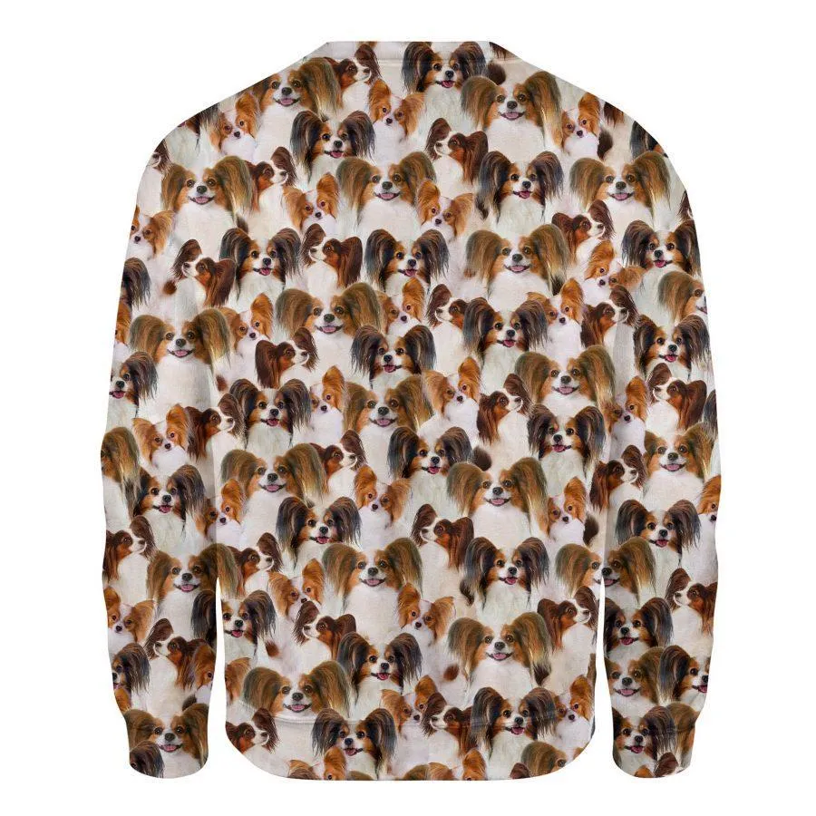 Papillon - Full Face - Premium Sweatshirt