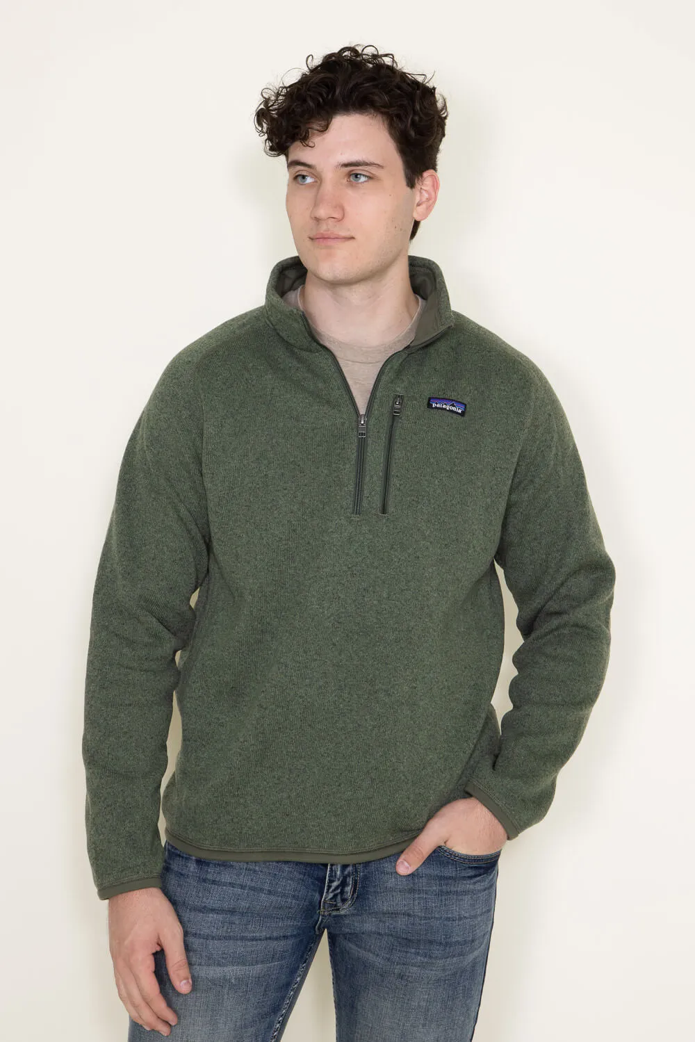 Patagonia Men’s Better Sweater Quarter Zip in Green | 25523-INDG
