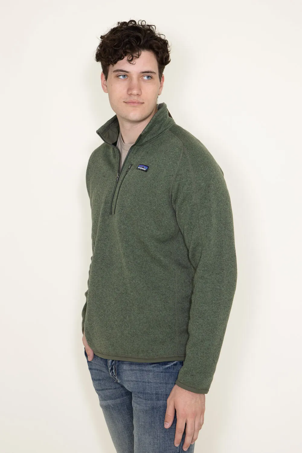 Patagonia Men’s Better Sweater Quarter Zip in Green | 25523-INDG