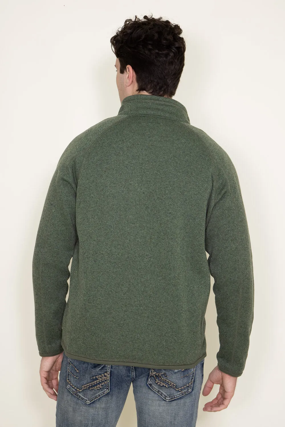 Patagonia Men’s Better Sweater Quarter Zip in Green | 25523-INDG