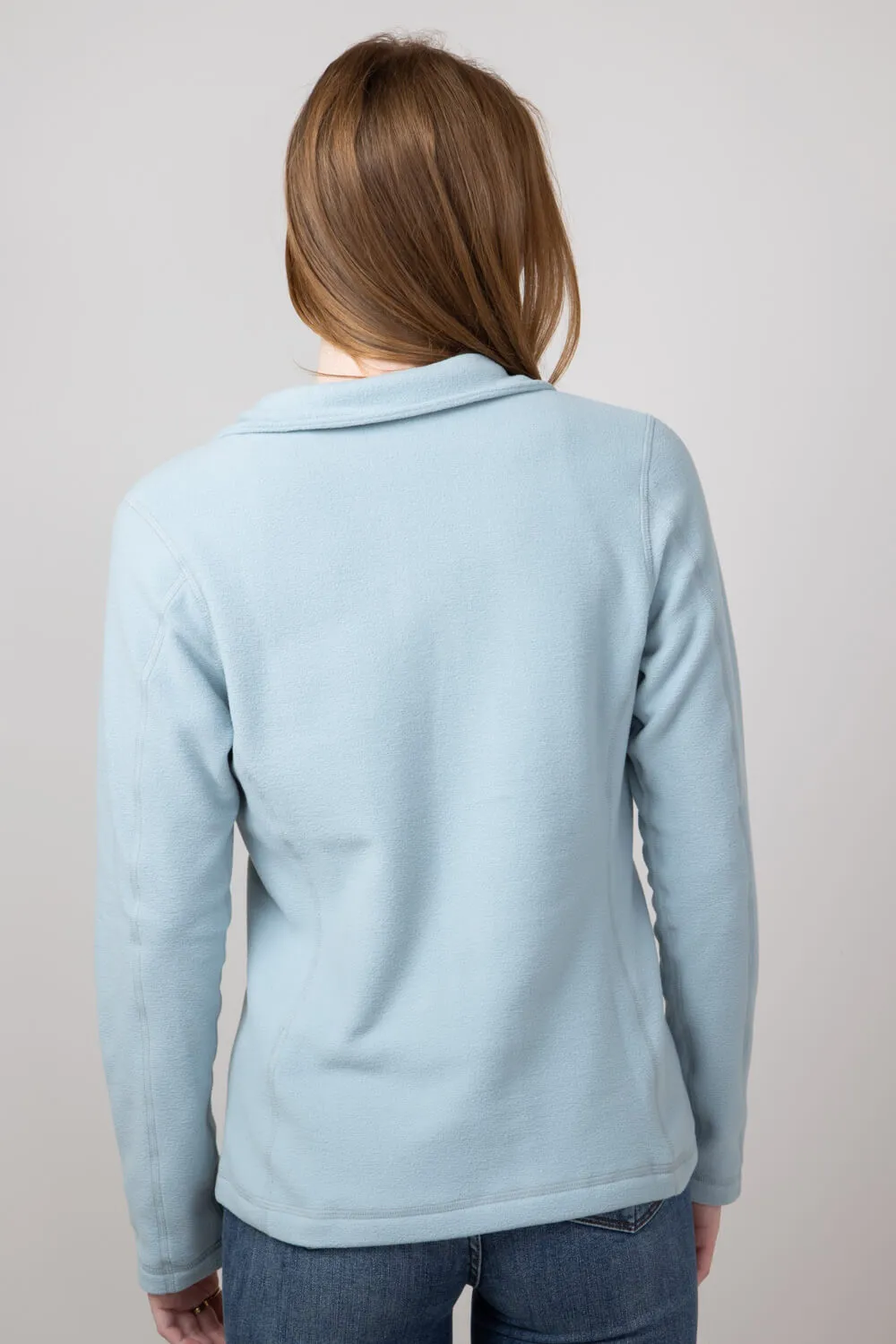 Patagonia Women’s Micro D Quarter Zip Pullover in Thermal Blue | 26278-TMBL