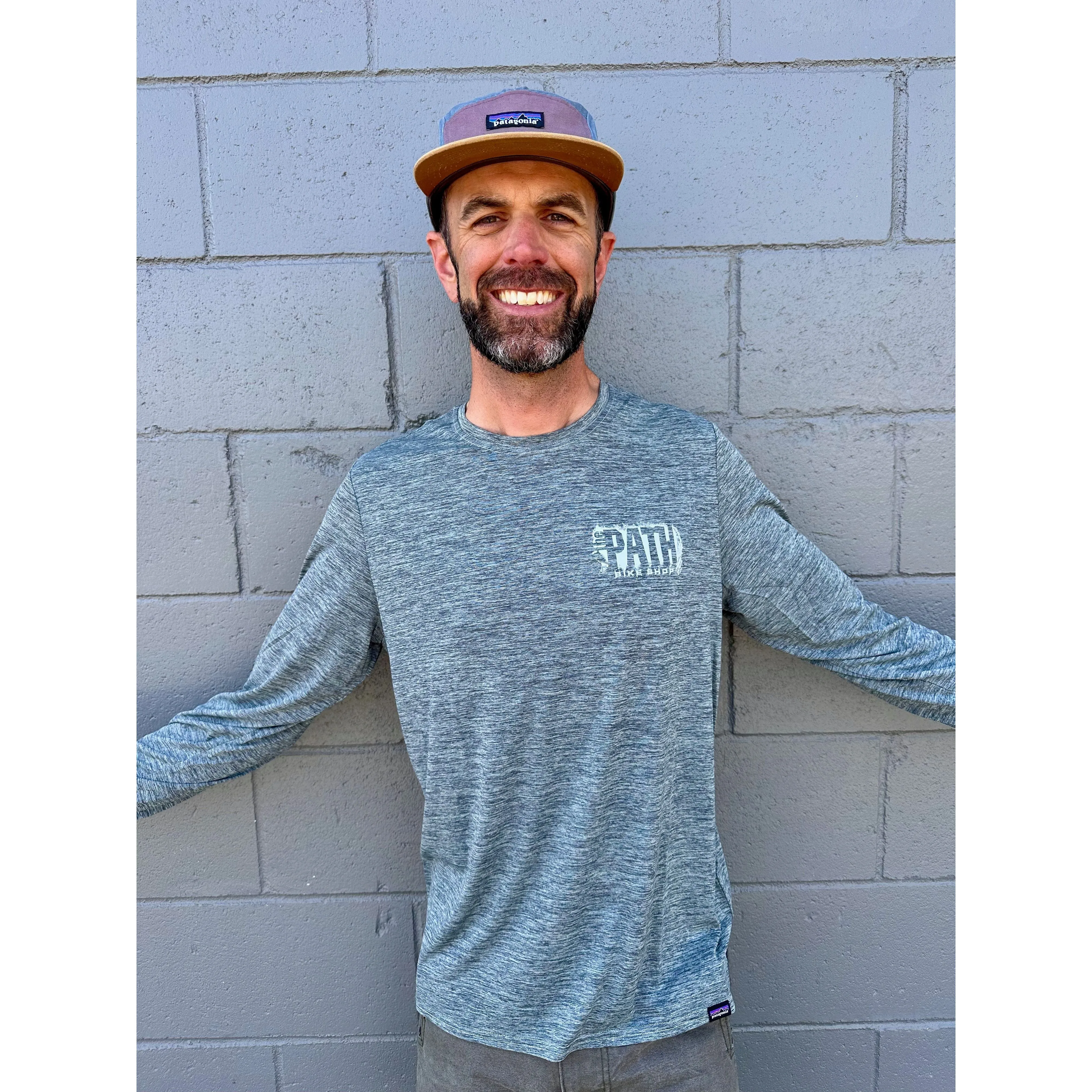 Path Patagonia Men's Long-Sleeved Capilene Cool Daily Shirt