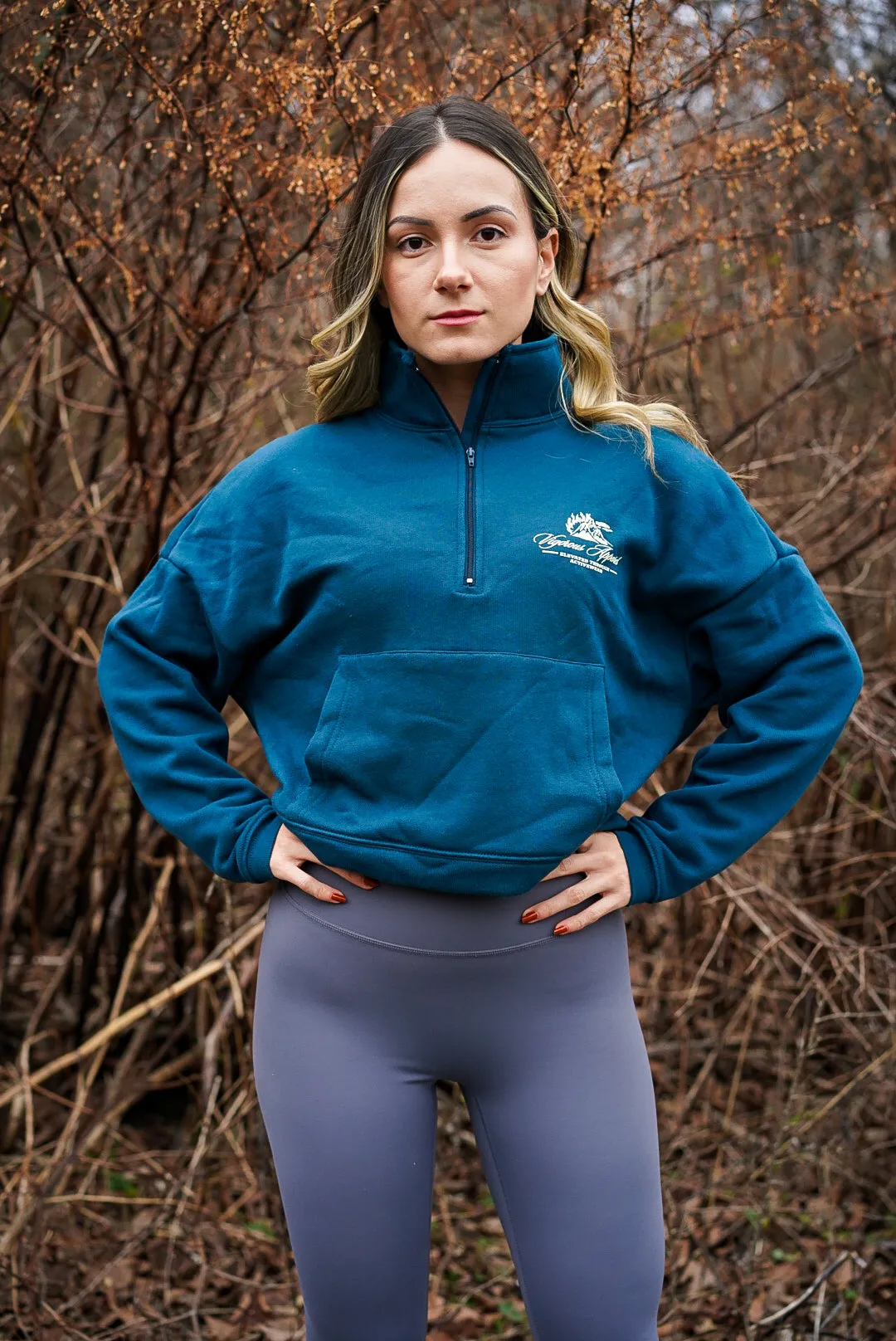 PEAK HALF-ZIP PULLOVER SWEATER