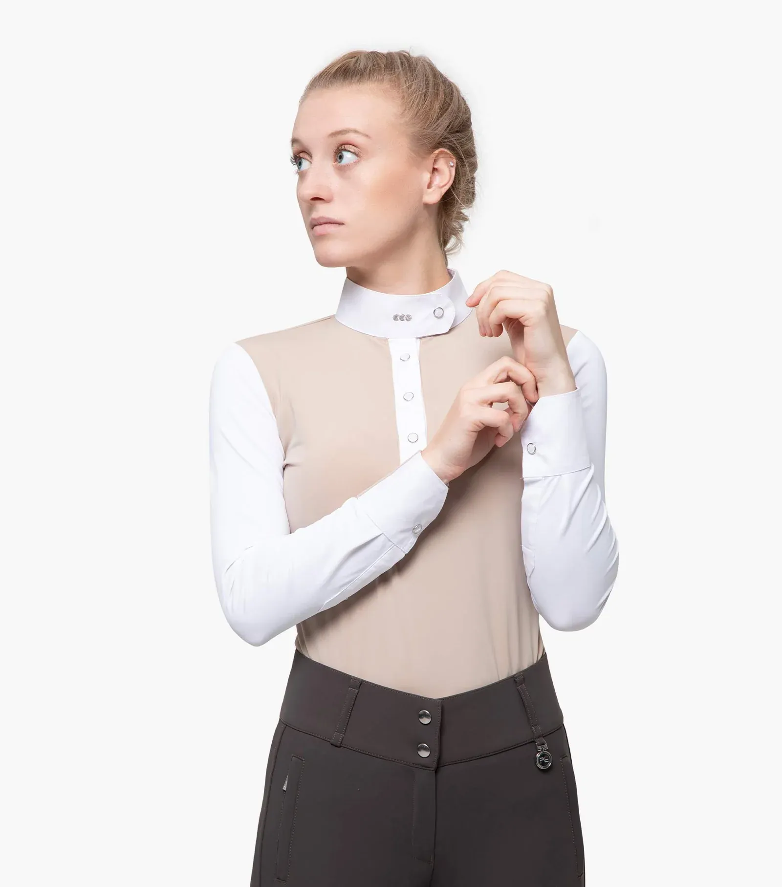 PEI Rossini Lycra Show Shirt (Beige)