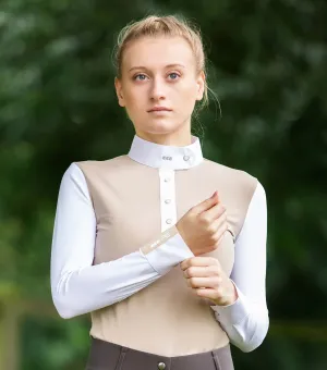 PEI Rossini Lycra Show Shirt (Beige)