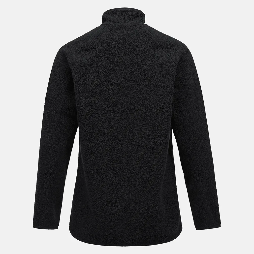 Pile zip jacket - Black