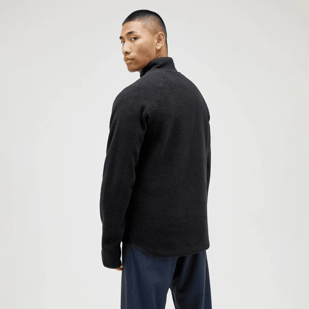 Pile zip jacket - Black