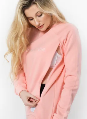 Pink CHAOS COORDINATOR Breastfeeding Sweatshirt