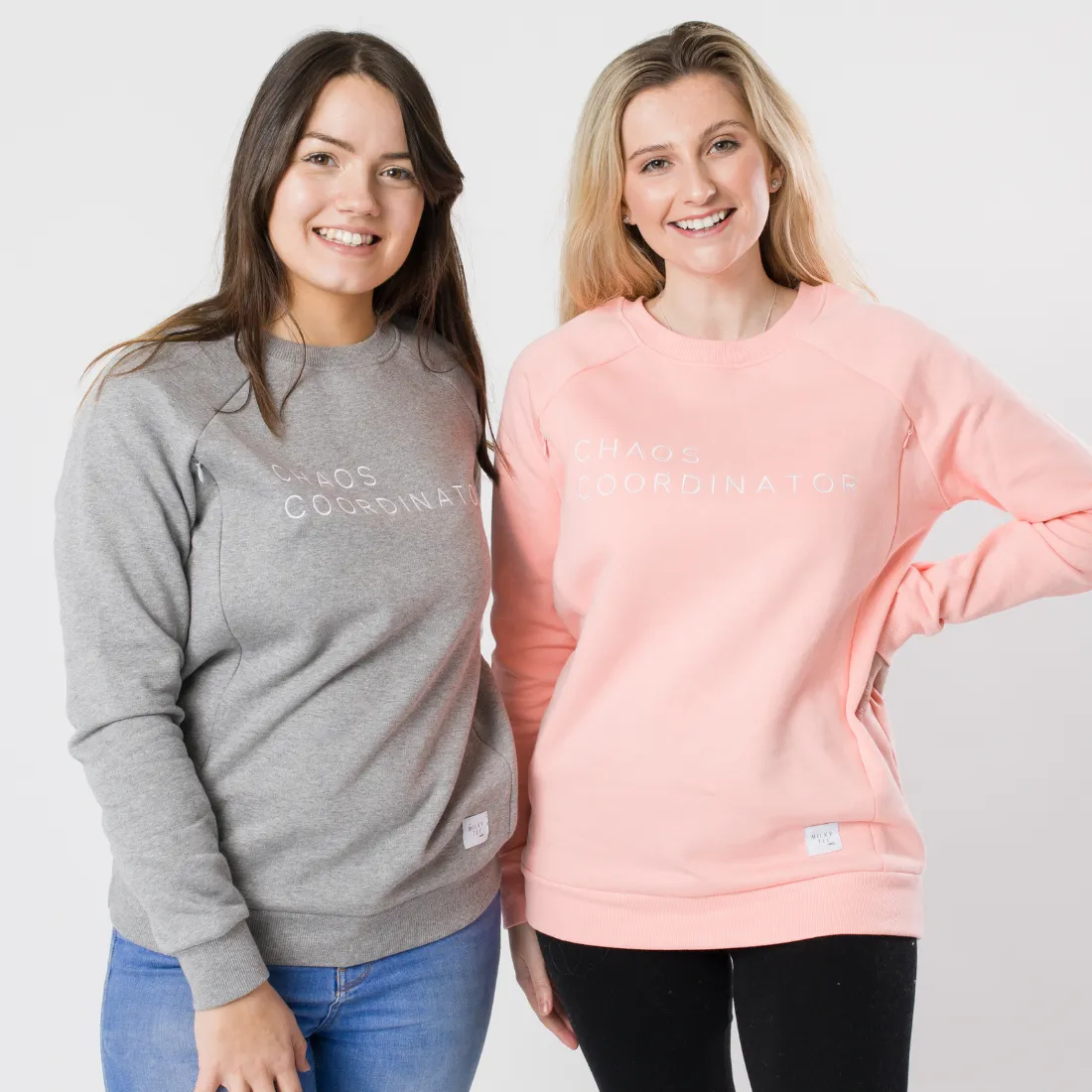 Pink CHAOS COORDINATOR Breastfeeding Sweatshirt