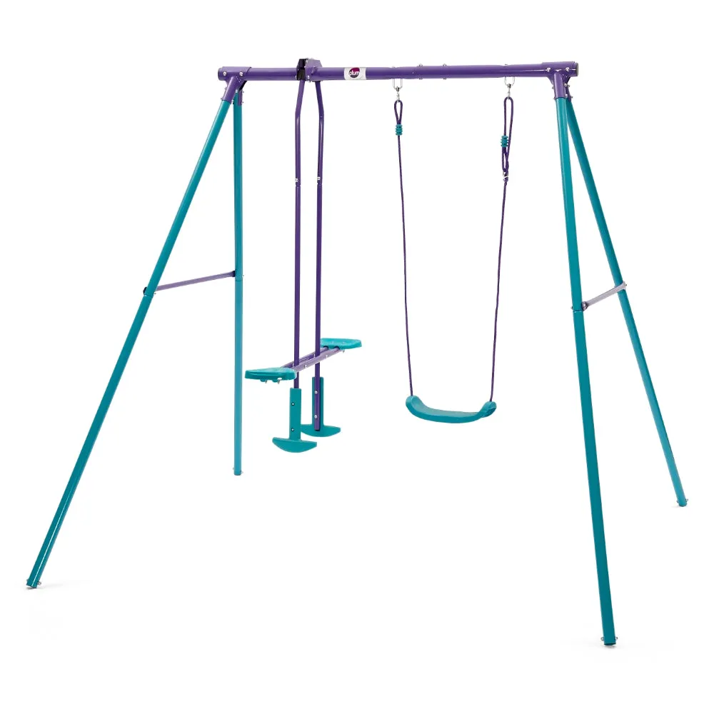 Plum® Helios® Metal Single Swing and Glider Set