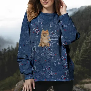 Pomeranian (2)-Pround Mom-Premium Sweatshirt