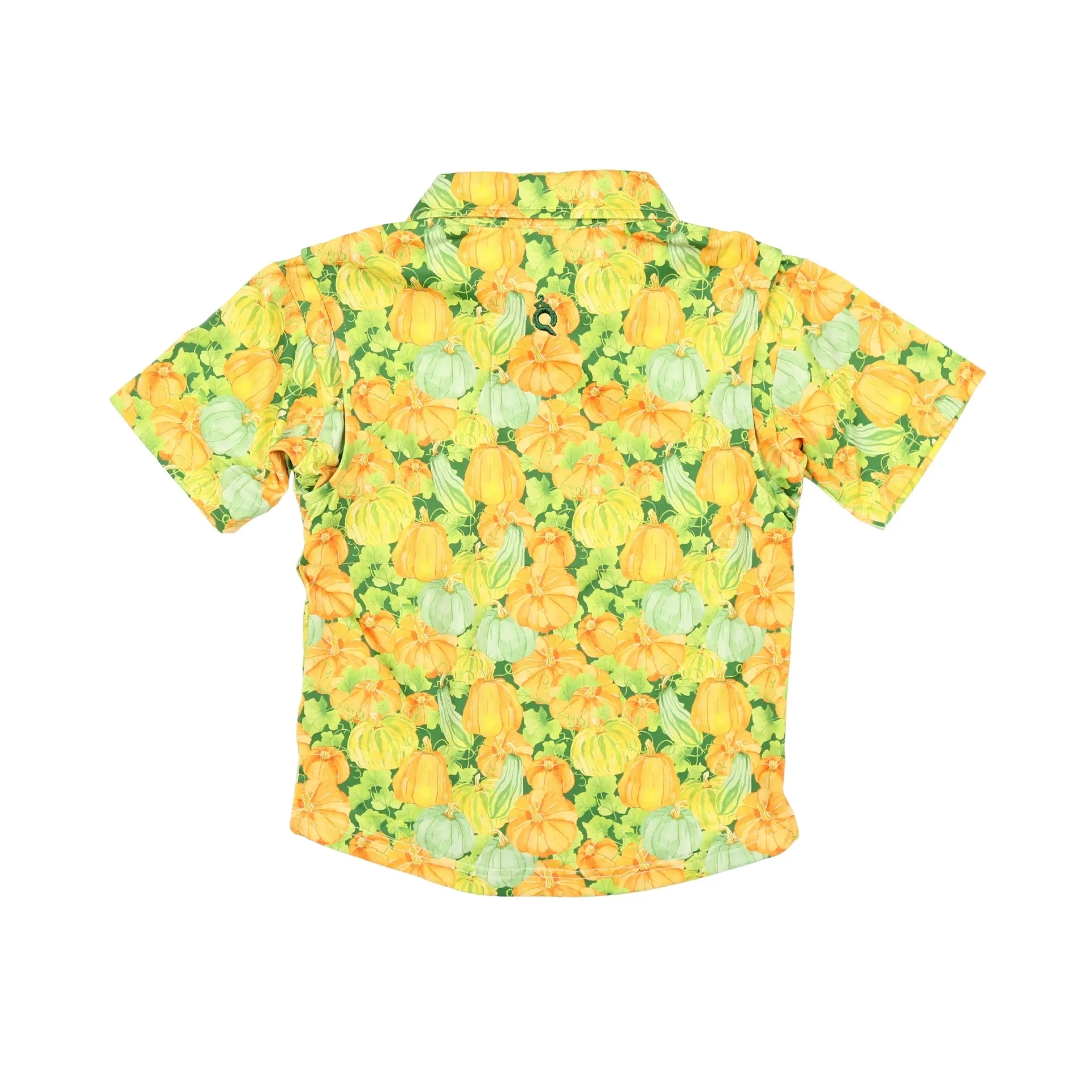 Pumpkin Camo Polo Short Sleeve Shirt || BlueQuail Clothing