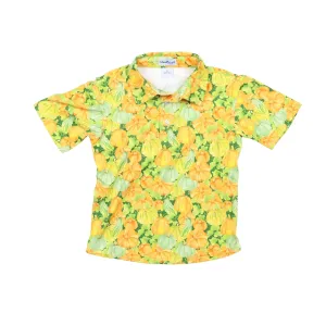 Pumpkin Camo Polo Short Sleeve Shirt || BlueQuail Clothing