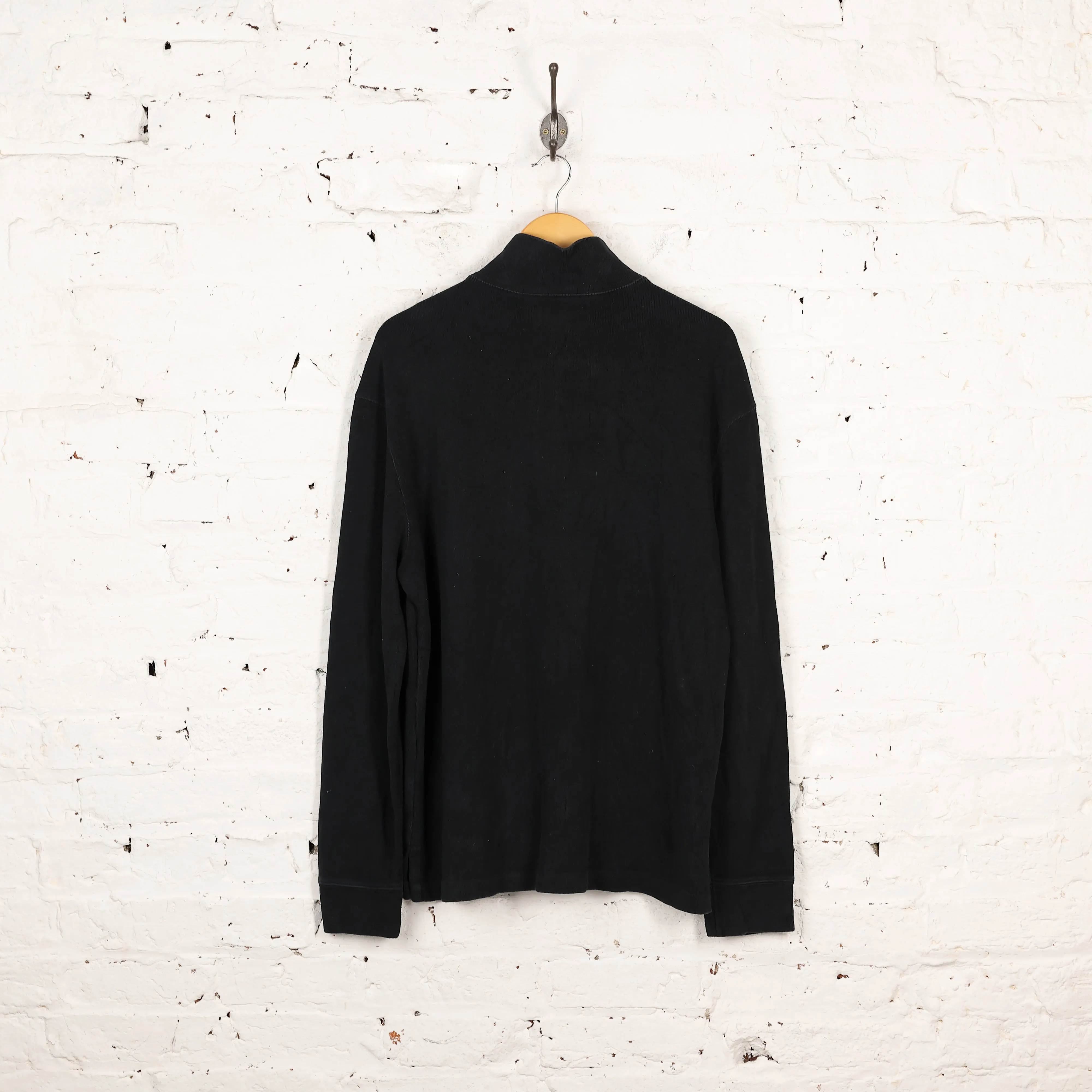 Ralph Lauren 1/4 Zip Sweatshirt - Black - L