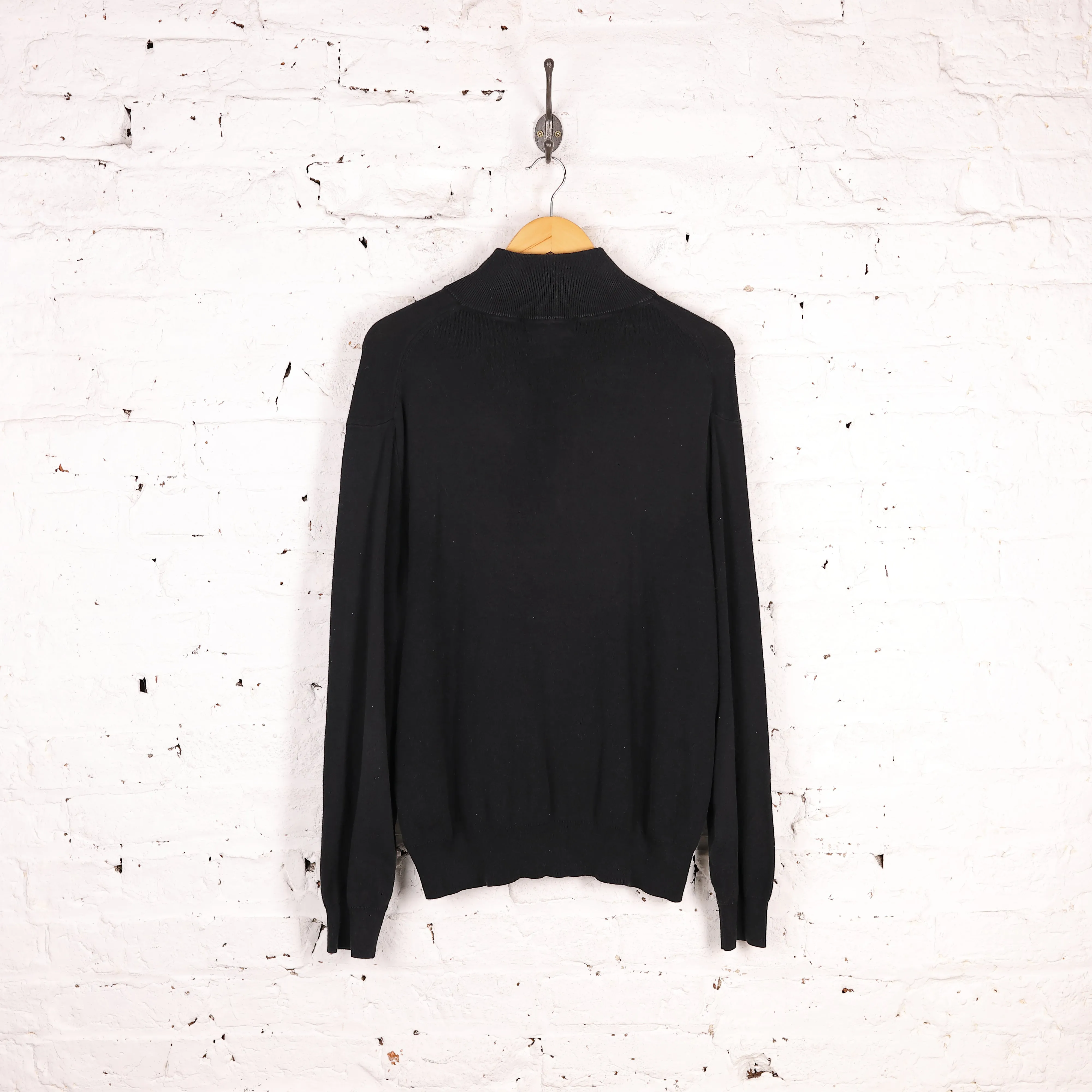 Ralph Lauren 1/4 Zip Sweatshirt - Black - L