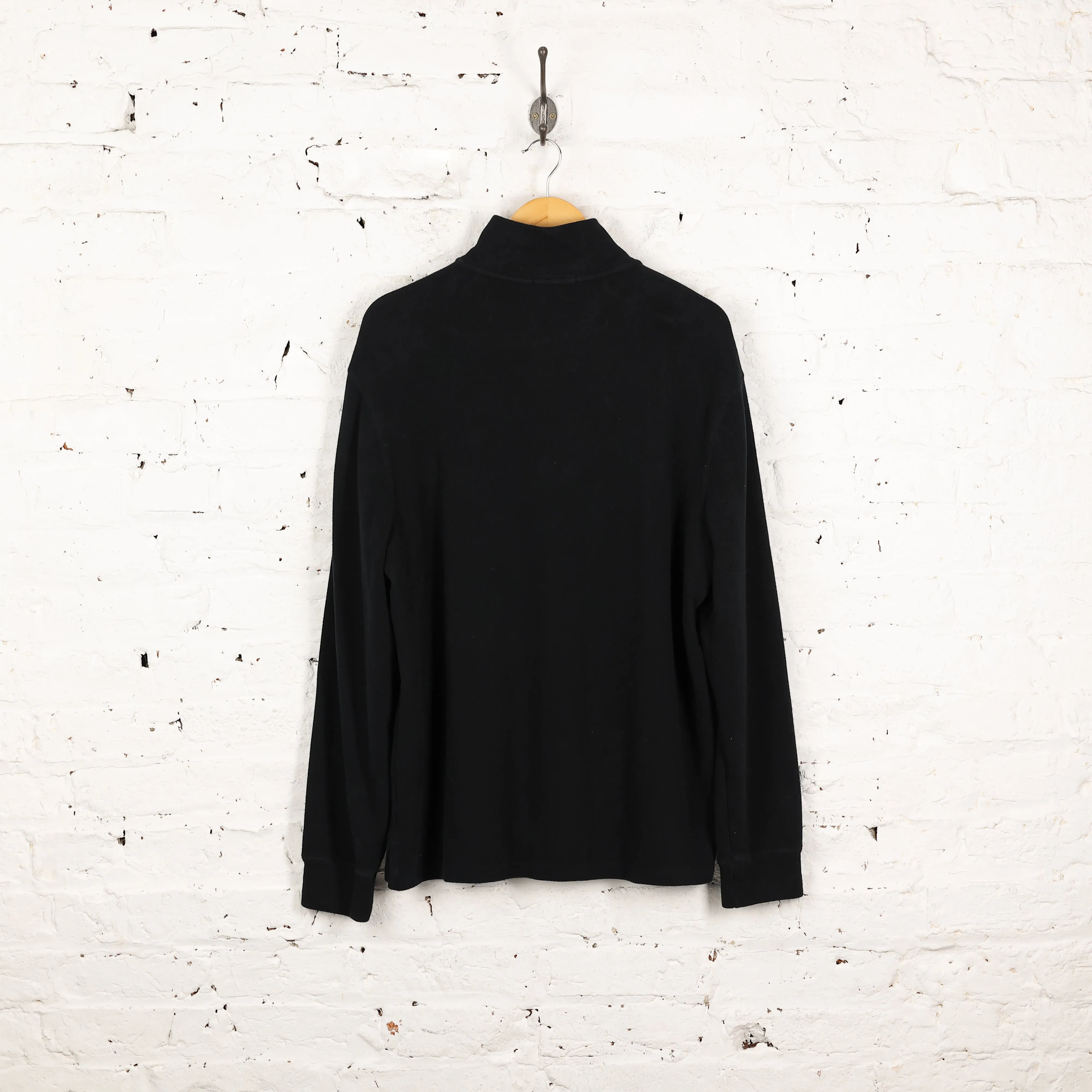 Ralph Lauren 1/4 Zip Sweatshirt - Black - L