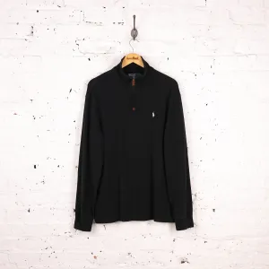 Ralph Lauren 1/4 Zip Sweatshirt - Black - L