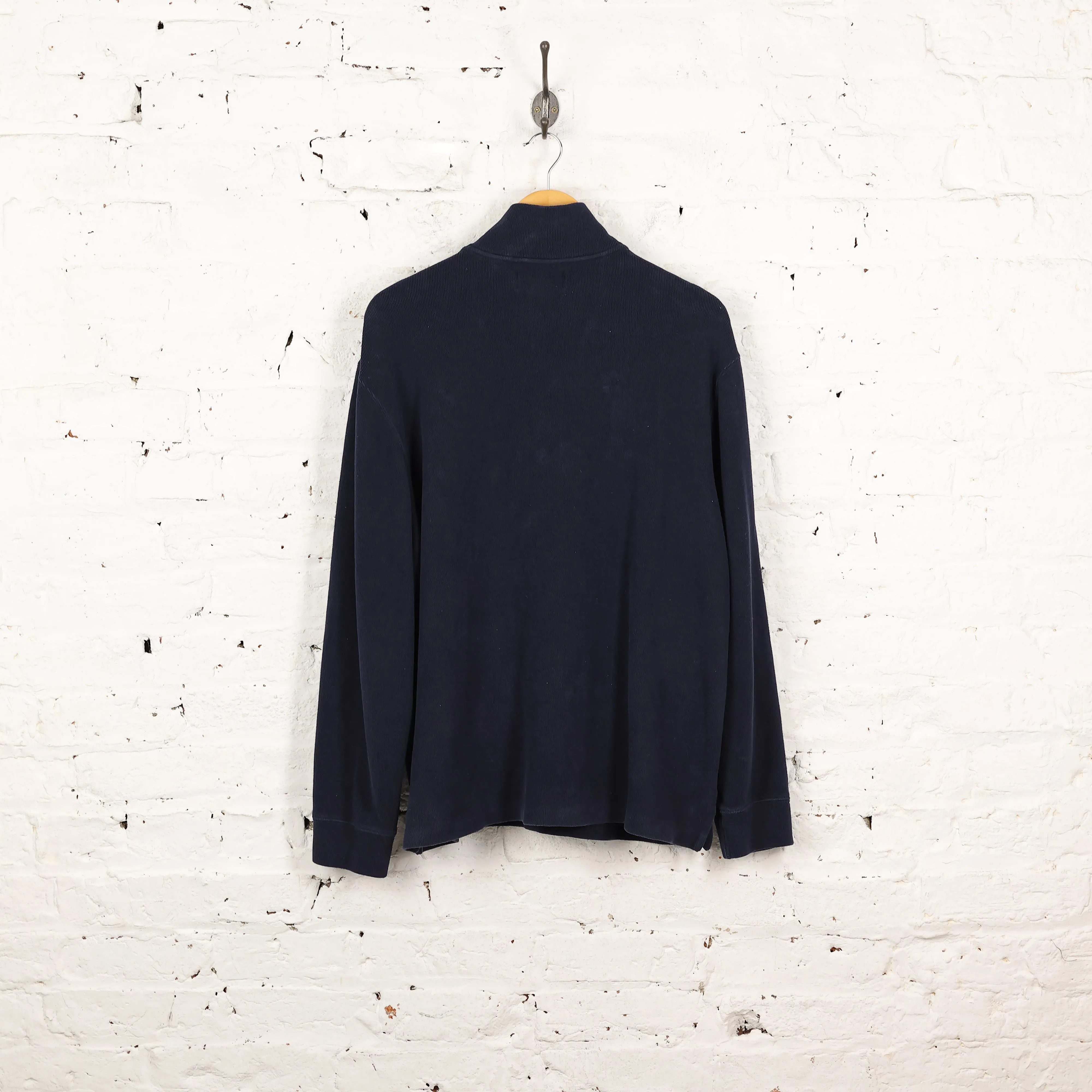 Ralph Lauren 1/4 Zip Sweatshirt - Blue - L