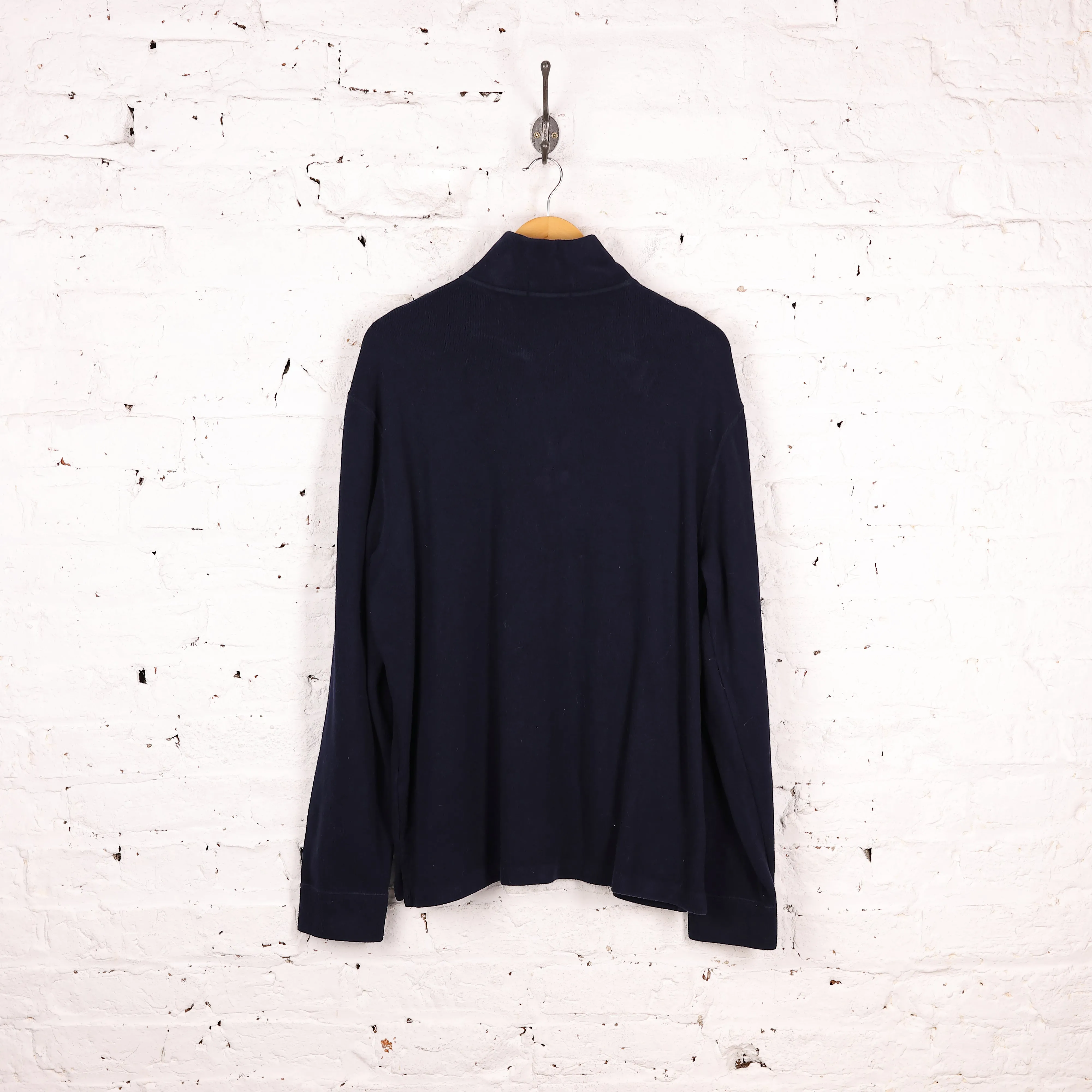 Ralph Lauren 1/4 Zip Sweatshirt - Blue - L