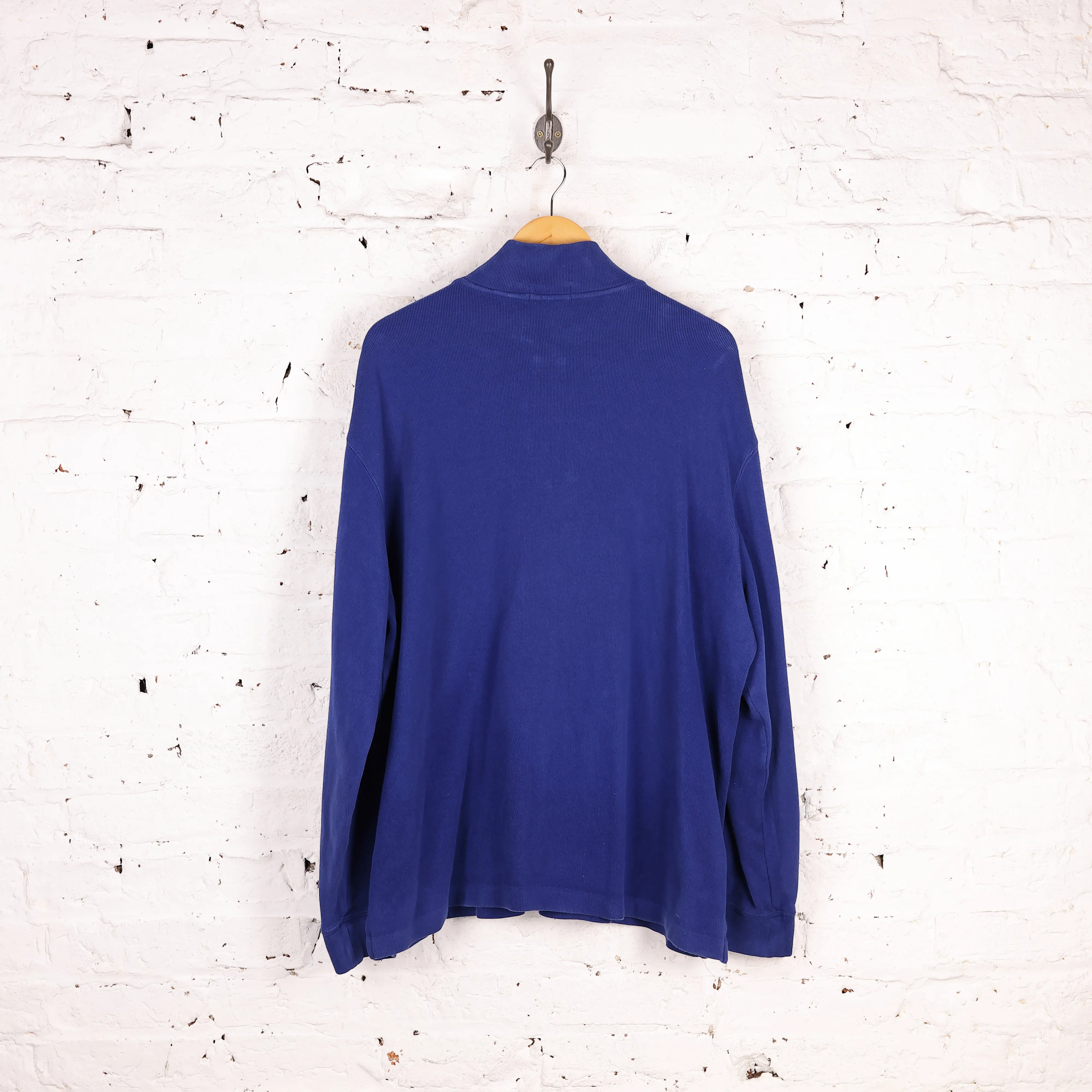 Ralph Lauren 1/4 Zip Sweatshirt - Blue - XXL