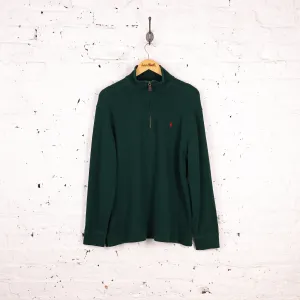 Ralph Lauren 1/4 Zip Sweatshirt - Green - L