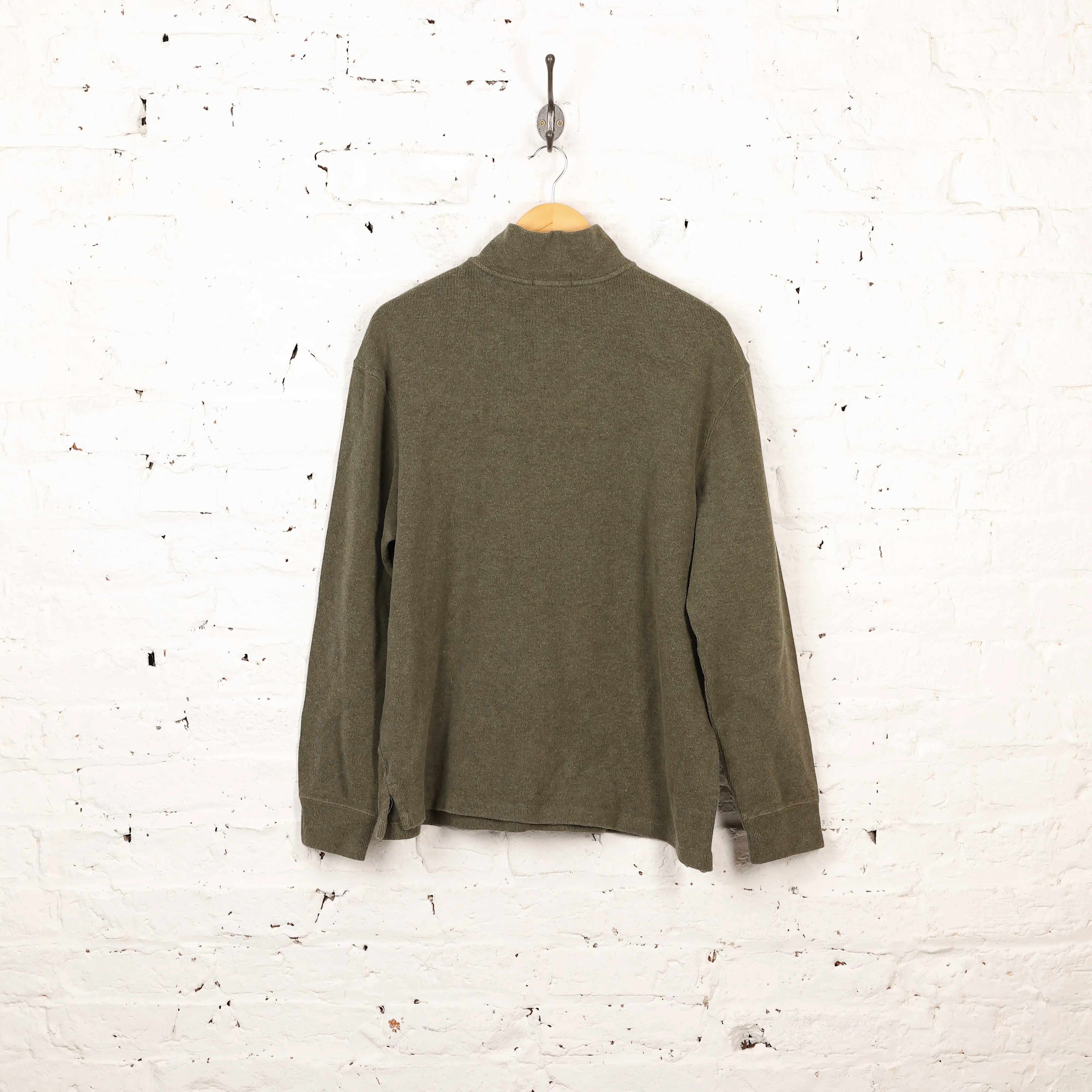 Ralph Lauren 1/4 Zip Sweatshirt - Green - L