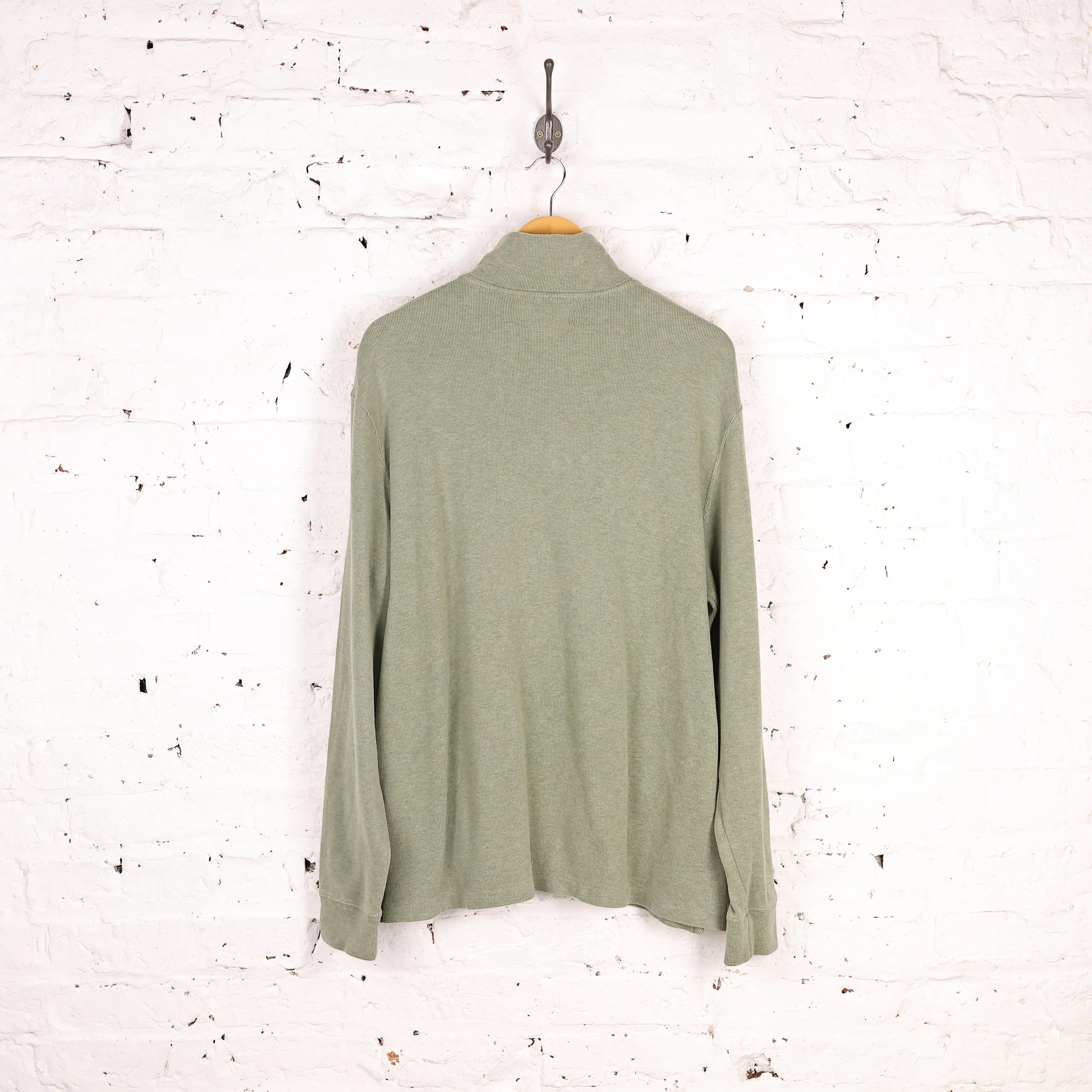 Ralph Lauren 1/4 Zip Sweatshirt - Green - L
