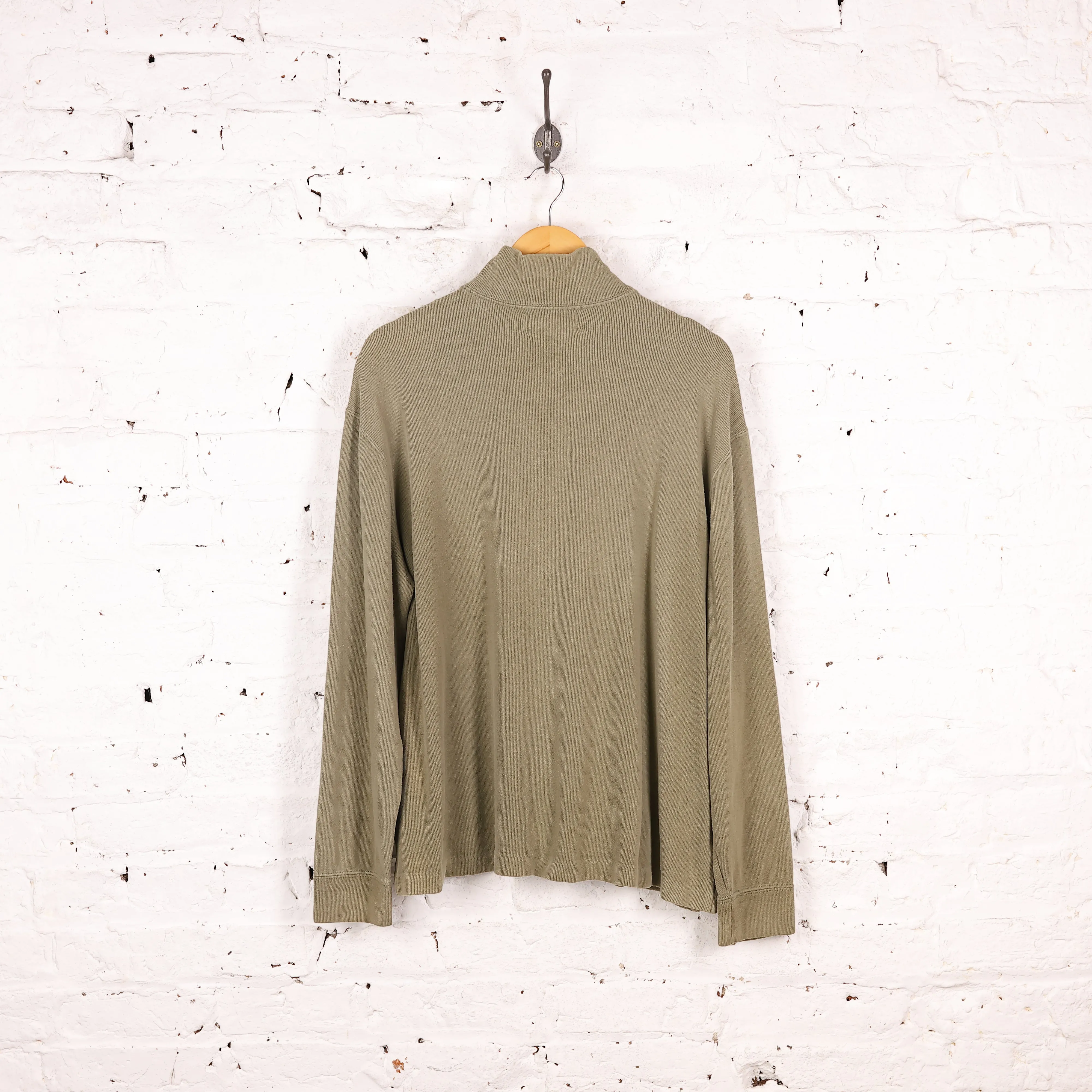 Ralph Lauren 1/4 Zip Sweatshirt - Green - L