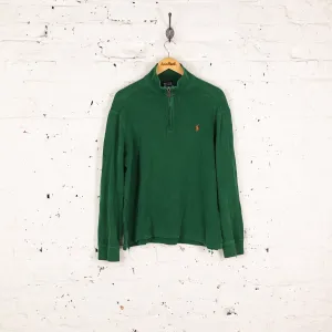 Ralph Lauren 1/4 Zip Sweatshirt - Green - M