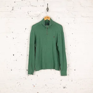 Ralph Lauren 1/4 Zip Sweatshirt - Green - M