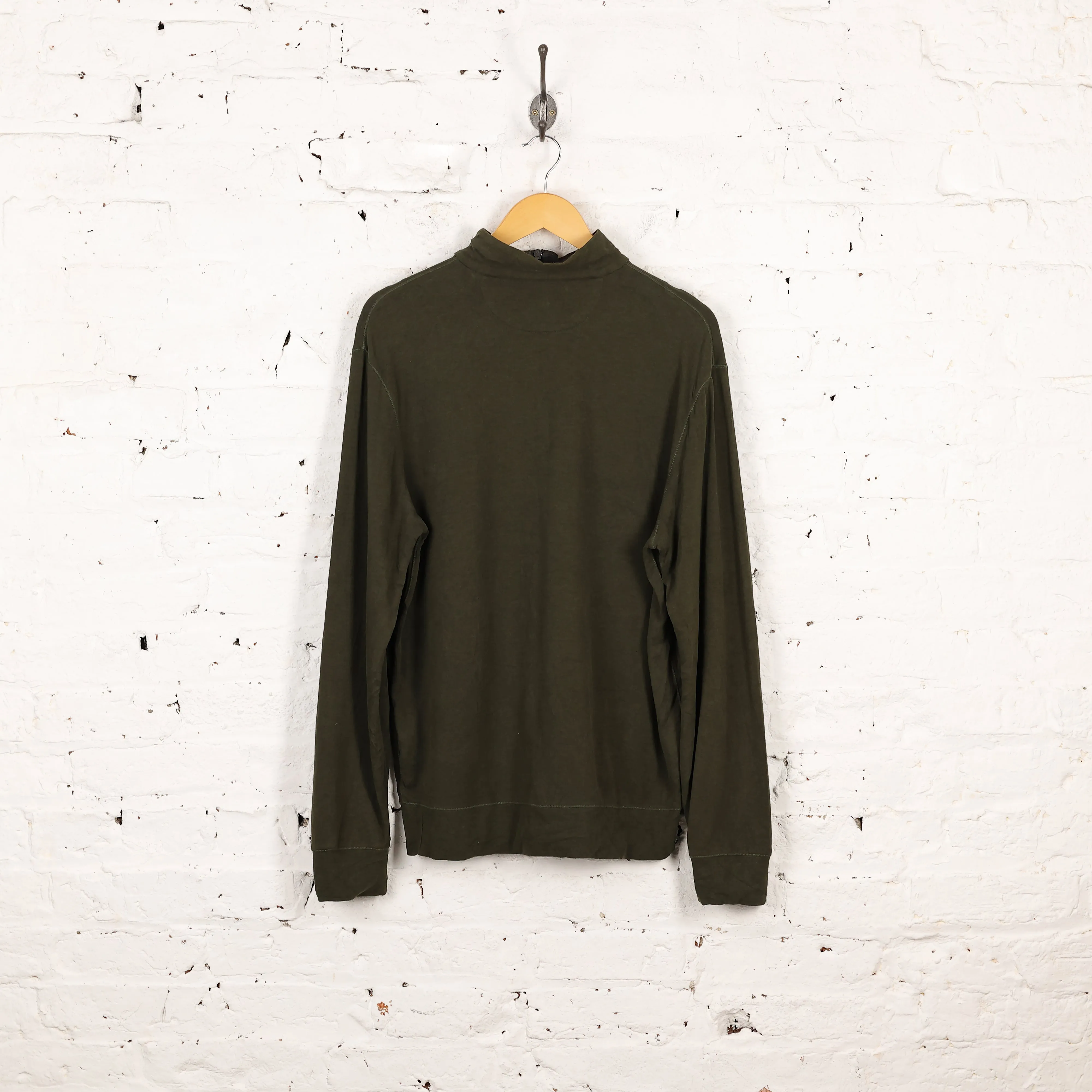 Ralph Lauren 1/4 Zip Sweatshirt - Green - M