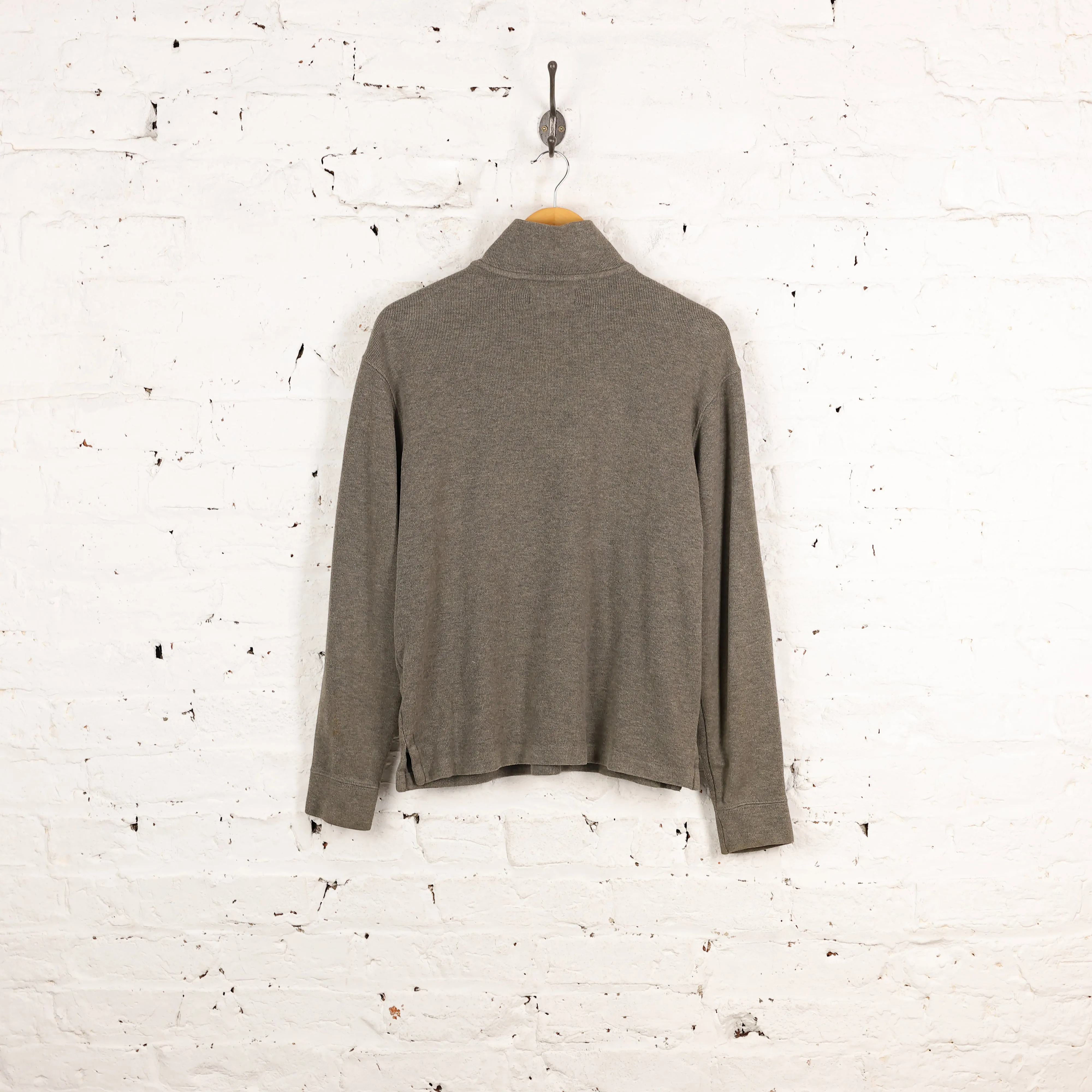 Ralph Lauren 1/4 Zip Sweatshirt - Green - S