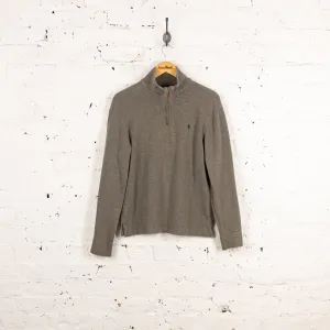 Ralph Lauren 1/4 Zip Sweatshirt - Green - S