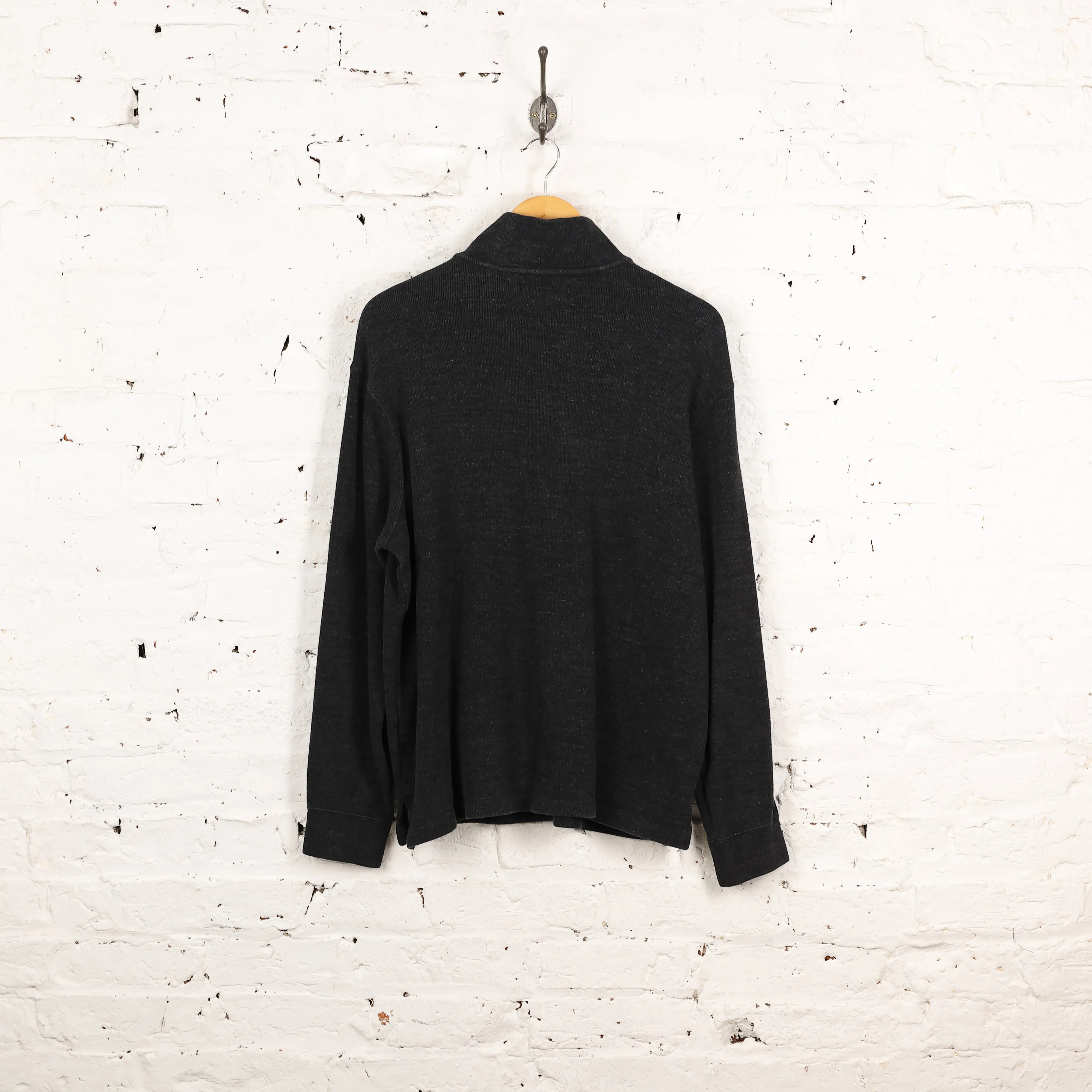 Ralph Lauren 1/4 Zip Sweatshirt - Grey - L