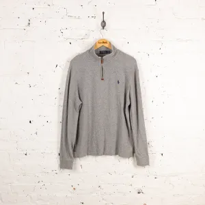 Ralph Lauren 1/4 Zip Sweatshirt - Grey - L